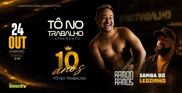 Cartaz de Ramon Ramos + Samba do Leozinho